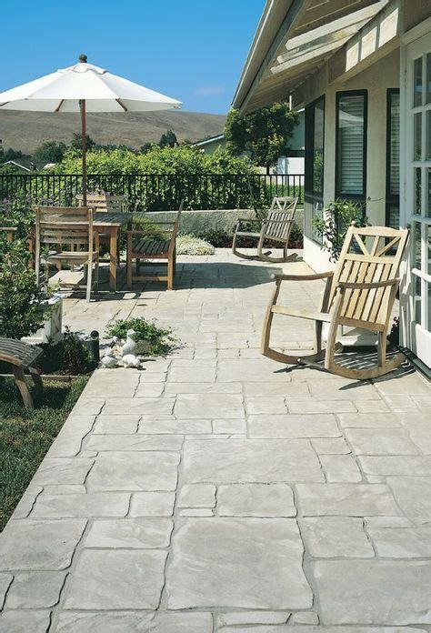 Idées de patio en béton in 2020 | Patio remodel, Concrete patio designs, Stamped concrete patio ...