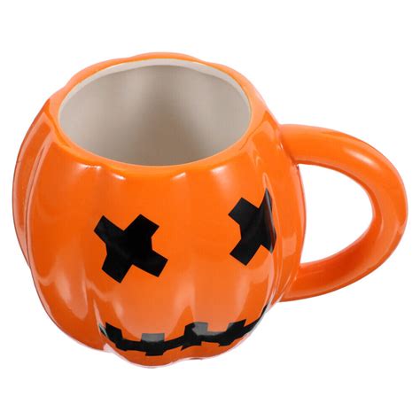 Halloween Ceramic Pumpkin Mug 3D Creative Water Cup with Handle 500ml | eBay
