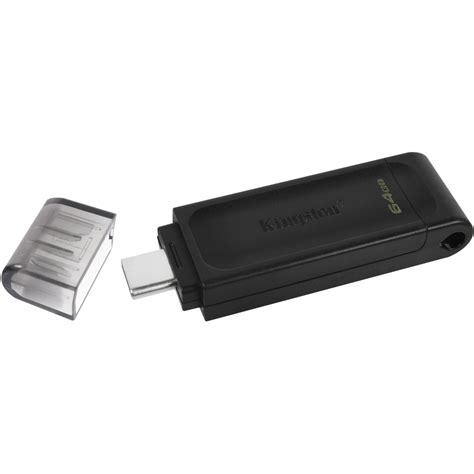 Kingston 64GB DataTraveler 70 USB 3.2 Gen 1 Type-C DT70/64GB B&H