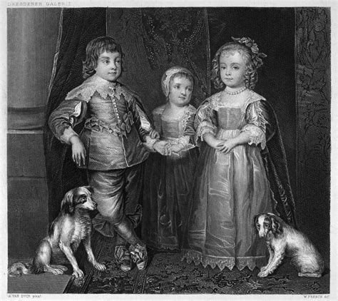 Children Of Charles I. Nthe Children Of King Charles I Of England ...