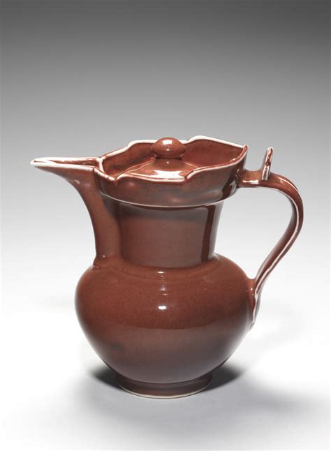 Ming: Monk’s Cap Ewer in Ruby Red Glaze – China Online Museum