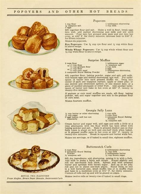 Printable Vintage Cookbook Pages. Cookbook Pages Baking Illustrations and Recipes. Digital ...