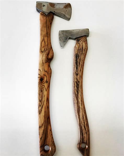 A set of vintage axes I reshaped / restored for my dad : r/woodworking