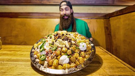 THE MACHO TOTCHO CHALLENGE FROM MAN V FOOD | ATLANTA PT.1 | BeardMeatsFood - YouTube