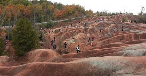 The Cheltenham Badlands in Caledon