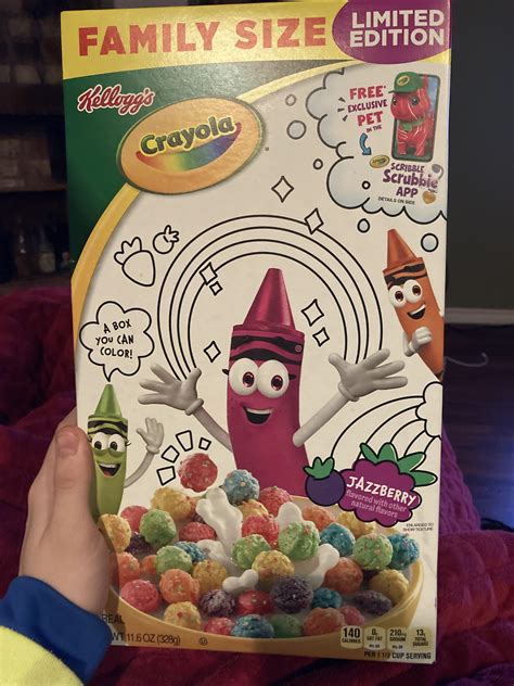 They made crayola cereal. This is not a joke. : r/shittyfoodporn