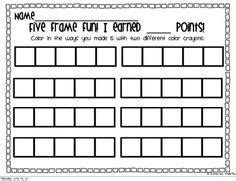 11 Five Frame Worksheet / worksheeto.com