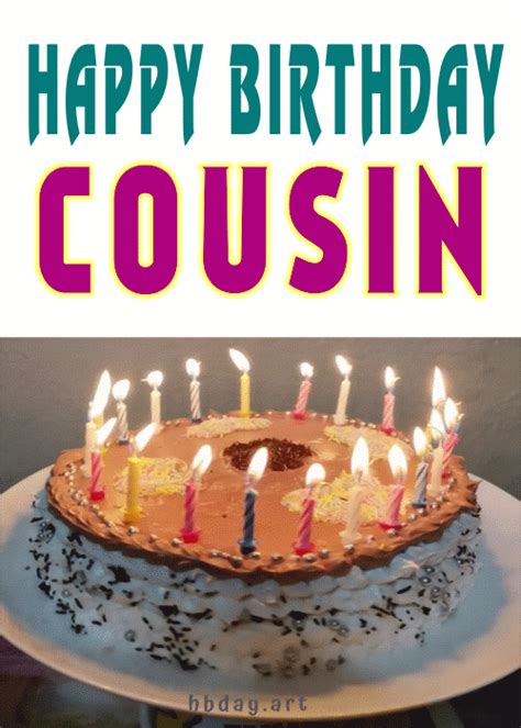 Happy Birthday Cousin Gif