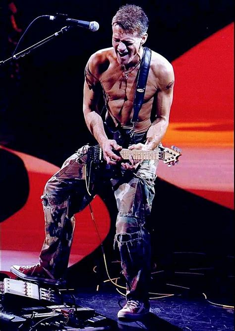 Eddie Van Halen reunion tour Circa 2007-2008 | Eddie van halen, Van halen, Alex van halen