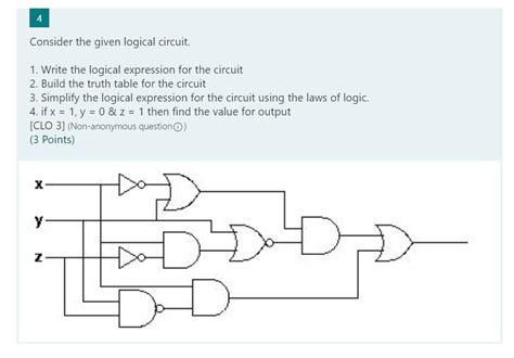 Consider the given logical circuit. 1. Write the logical expression... | Course Hero