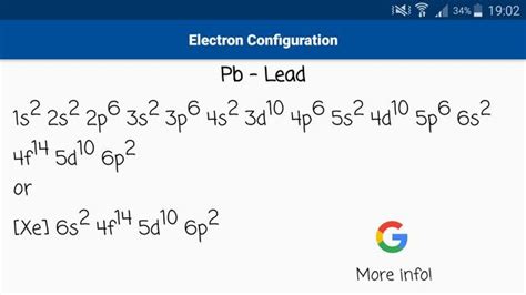 How Many Valence Electron Configuration For Lead (Pb)