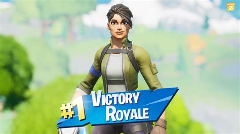 Victoria con la skin de NOOB predeterminda Fortnite 2 - YouTube