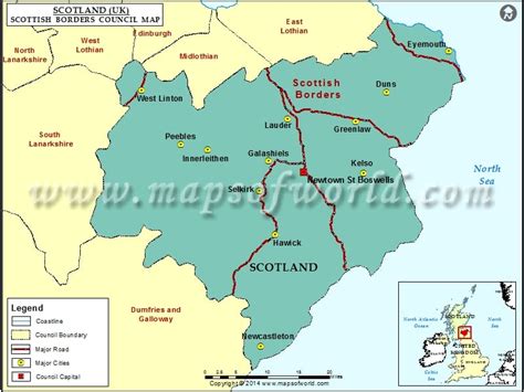 Scottish Borders Map | Scottish Borders Council Map