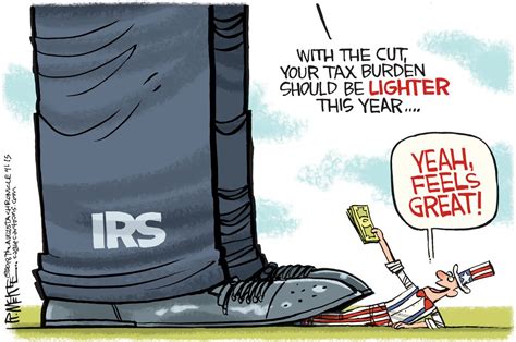 Political cartoon U.S. tax season IRS tax cut Trump Uncle Sam | The Week