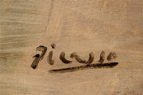 Pablo Picasso 1923 Woman in White Close Up 2 Picasso Signature - New ...