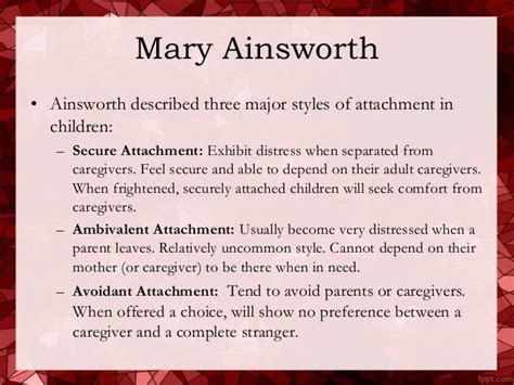 Attachment Theory