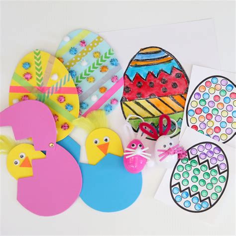 5 Simple Easter Egg Crafts for Preschoolers | Fun365