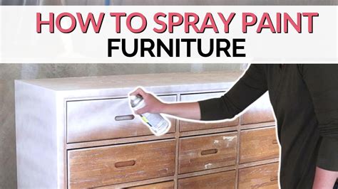 Spray Painting Furniture | The Good, The Bad and The Ugly - YouTube