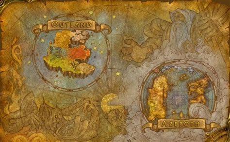 World Of Warcraft Burning Crusade Map - Tourist Map Of English