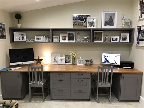 Home Office Furniture Layout Ideas Best Of Beautiful Double Desk Fice Craft Room In 2019 ...