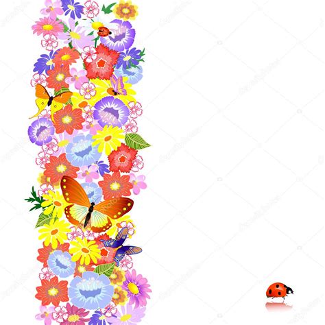 Herbaceous border — Stock Vector © Oksana #5269202