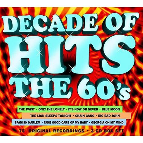 Various Artist Decade Of Hits: The 60's 3 CD For Sale Online and ...