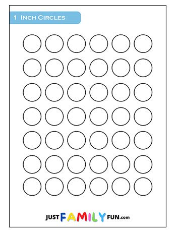 17 Free Printable Circle Templates | Just Family Fun