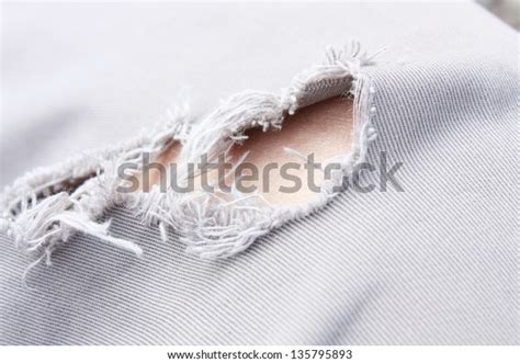 Closeup Tear Old Worn Out Jeans Stock Photo 135795893 | Shutterstock