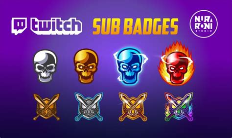 custom twitch sub badges or emotes | Badge, Twitch, Badge design