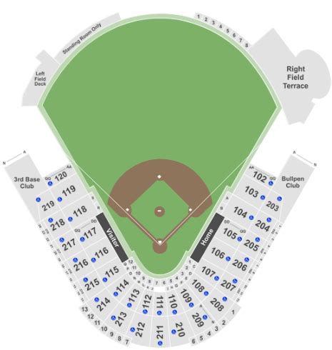 George Steinbrenner Field Seating Chart | Elcho Table