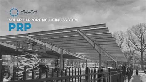 Solar Carport Mounting System - Single and Double Row Carports