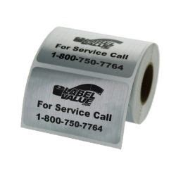 Weatherproof Custom Service Labels | 2.5 in 2020 | Custom labels, Custom printed labels ...