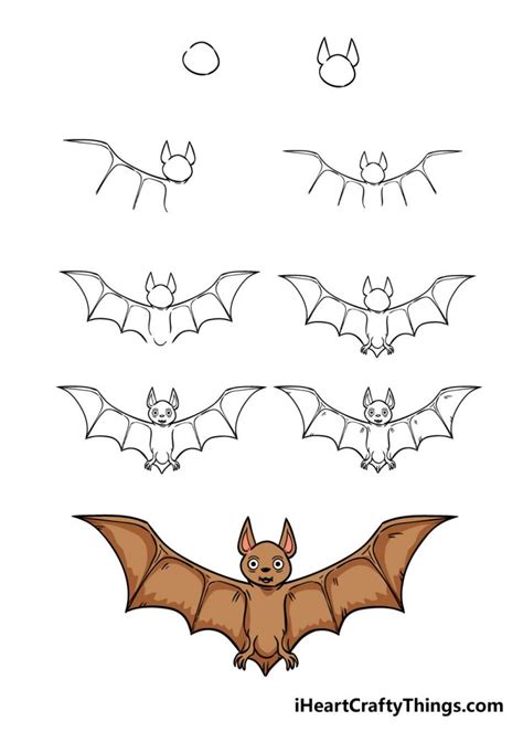 Bat Drawing - How To Draw A Bat Step By Step!