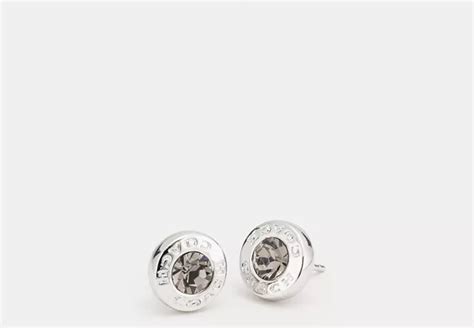 COACH® Outlet | Open Circle Stone Strand Earrings