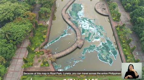 Relief Map of the Philippines at Rizal Park with Prof. Xiao Chua - YouTube