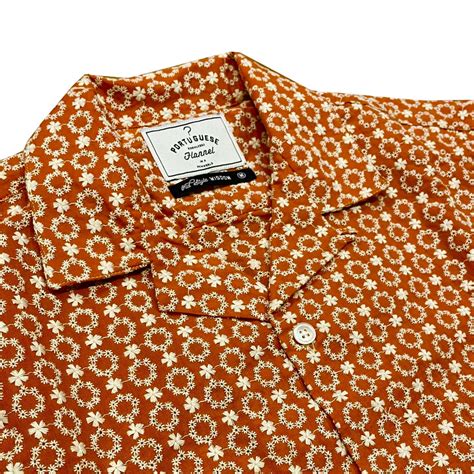 Portuguese Flannel Folclore 3 Shirt - Brick Red | Garmentory