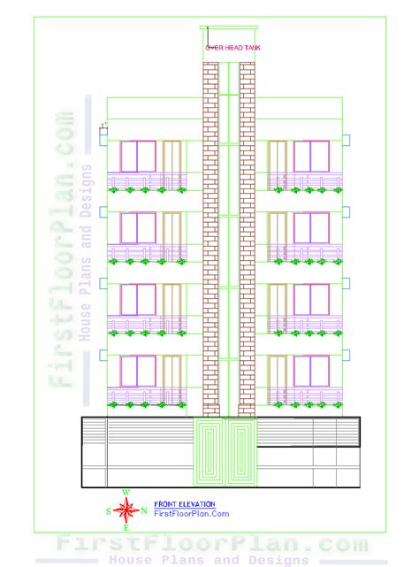 5 story apartment building designs with autocad file – Artofit