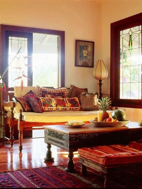 Realiser Décoration Indienne dans un salon | Indian living room, Indian ...