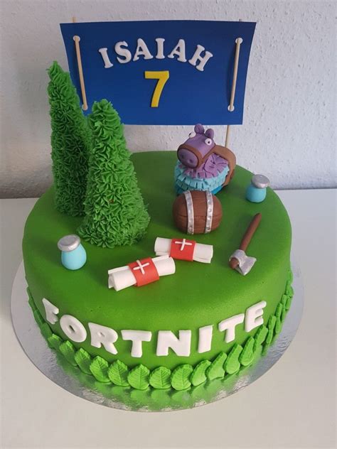 Fortnite birthday cake / verjaardagstaart 7th Birthday Cakes, Boy Birthday, Bday, Cupcake ...