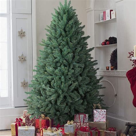 OasisCraft Christmas Tree 6ft Premium Hinged Blue Spruce Artificial Christmas Tree, "Feel Real ...