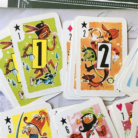 CRAZY EIGHTS Cards / 44 Children's Cards Playing Cards for - Etsy