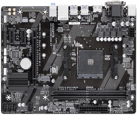 Buy Gigabyte A320M-S2H V2 Motherboard | Motherboards | Scorptec Computers