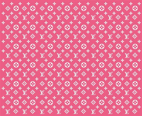 Louis Vuitton Background Brand Logo Pink And White Symbol Design ...