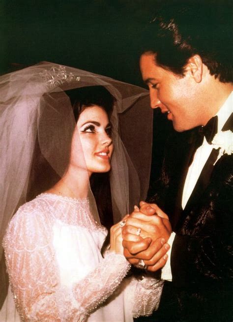 45 Candid Photographs of Elvis and Priscilla Presley on Their Wedding Day on May 1, 1967 ...