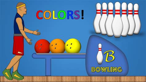 Learn Colors Bowling Ball Game! - YouTube