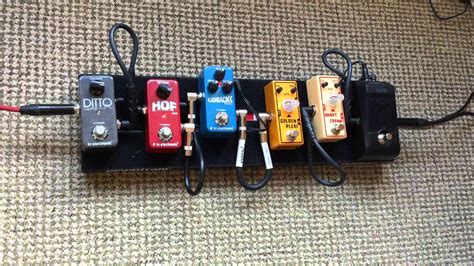 Compact/Mini Pedal board | Pedalboard, Mini, Pedal