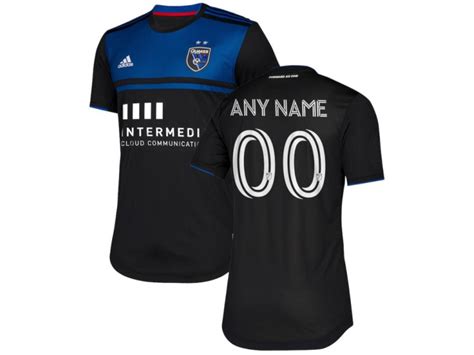 Youth San Jose Earthquakes Black 2020/21 Home Customized Replica Jersey