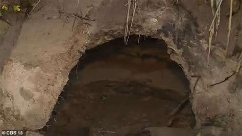 California homeless people were living in CAVES 20 feet below street ...