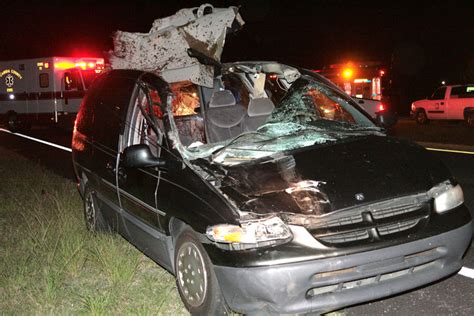 Lucky To Be Alive: Horse Rips Through Van, Flips Another Vehicle (Updated) : NorthEscambia.com