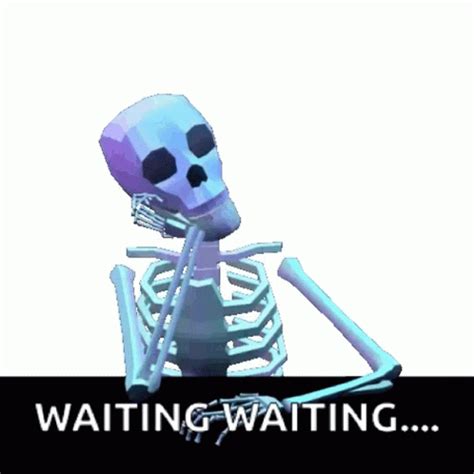 Waiting Skeleton GIF - Waiting Skeleton Bored - Discover & Share GIFs